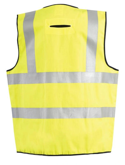 Flame Resistant Dual Stripe Solid Vest w/D-Ring Access - Image 2