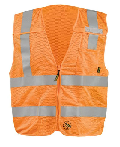 Mesh Self-Extinguishing Breakaway Vest W/Quick Release Zipper - Image 3