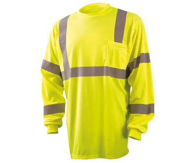 Long Sleeve Wicking Birdseye T-Shirt W/Pocket - Image 1