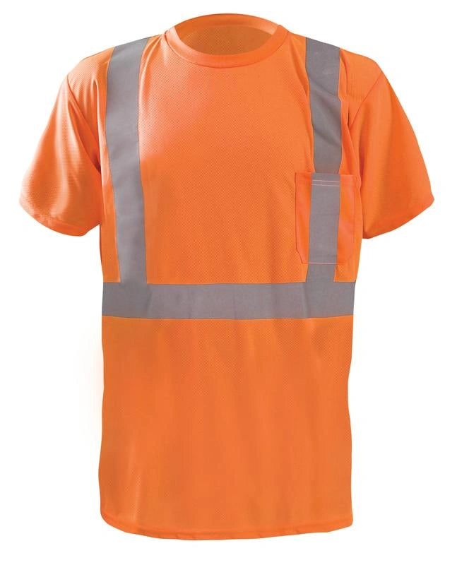 Short Sleeve Wicking Birdseye X-Back T-Shirt W/Pocket