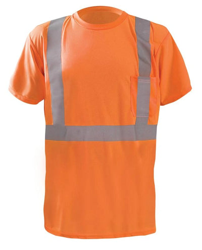 Short Sleeve Wicking Birdseye X-Back T-Shirt W/Pocket - Image 4