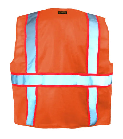 Solid Two-Tone Surveyor Vest W/Zipper - Image 5