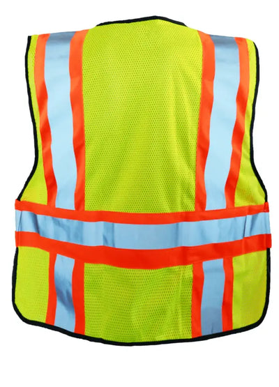 Solid Two-Tone Expandable Vest W/Zipper - Image 2