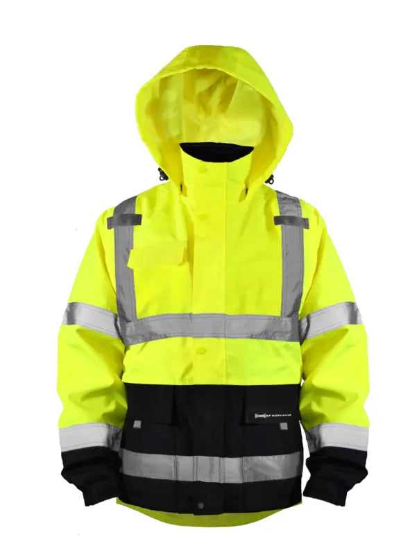 Black Bottom Ripstop Rain Jacket