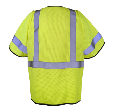 FLAME RESISTANT MESH ZIP VEST - Type R Class 3 - Image 2