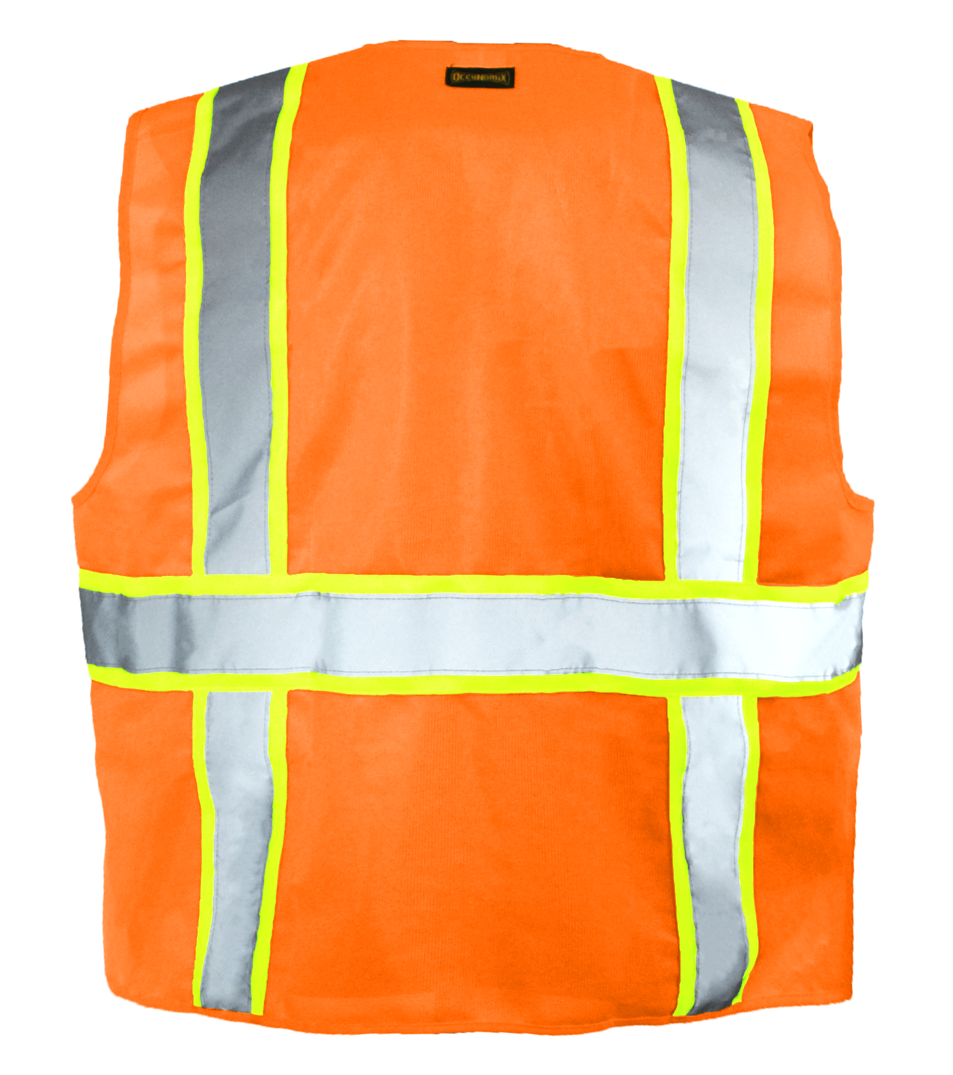 Solid Two-Tone Surveyor Vest W/Zipper
