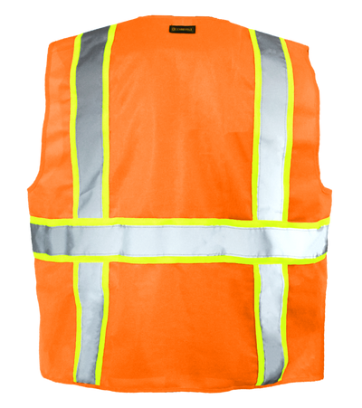Solid Two-Tone Surveyor Vest W/Zipper - Image 4