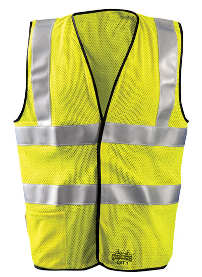 Premium Flame Resistant Dual Stripe Mesh Vest - Image 3