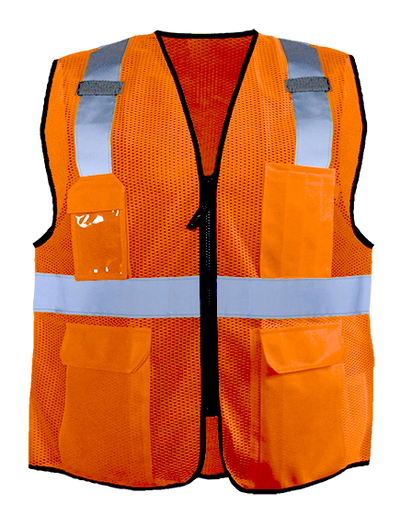 Mesh Surveyor Vest W/Zipper - Image 3