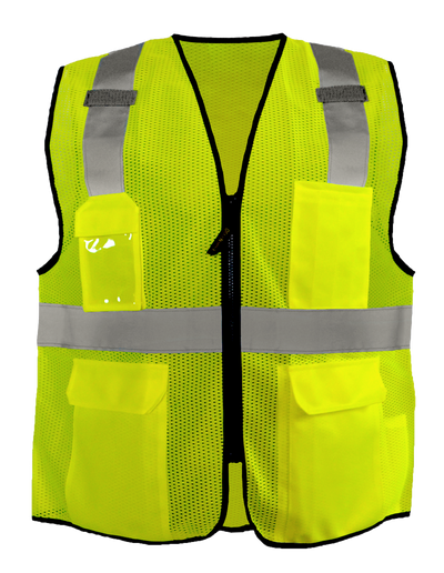 Mesh Surveyor Vest W/Zipper - Image 1