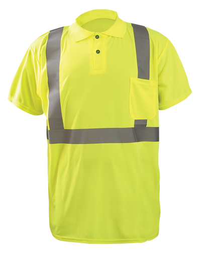 Short Sleeve Wicking Birdseye Polo Shirt W/Pocket - Image 1