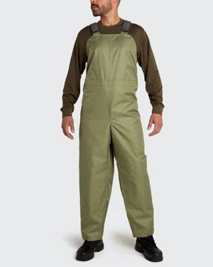 MOSS GREEN RIPSTOP RAIN BIB - NON-ANSI