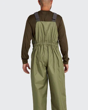 MOSS GREEN RIPSTOP RAIN BIB - NON-ANSI