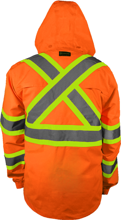 TWO-TONE X-BACK RIPSTOP RAIN JACKET - Type R Class 3 - Image 6