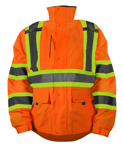 TWO-TONE X-BACK RIPSTOP RAIN JACKET - Type R Class 3 - Image 5