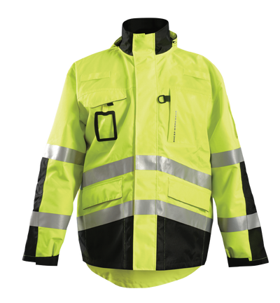 3-In-1 Safety Performance Workwear Black Bottom Ripstop Parka - Image 1