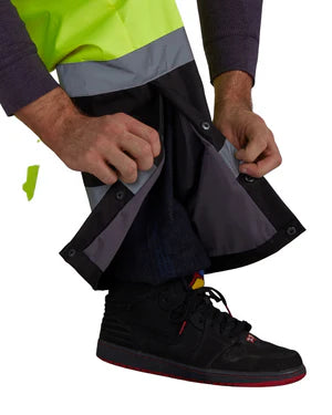 BLACK BOTTOM LINED RAIN PANTS - Class E