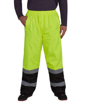 BLACK BOTTOM LINED RAIN PANTS - Class E