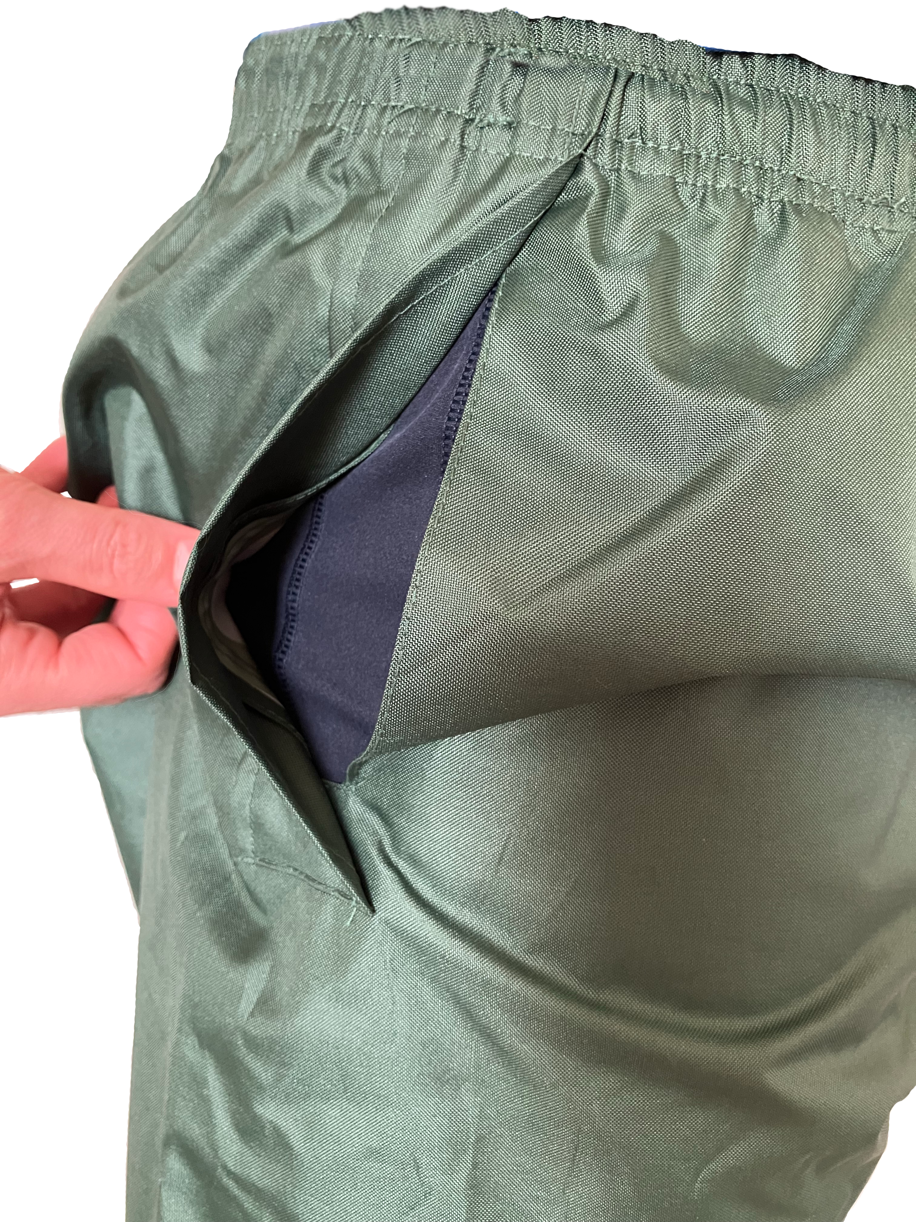 HUNTER GREEN RAIN PANTS - NON-ANSI