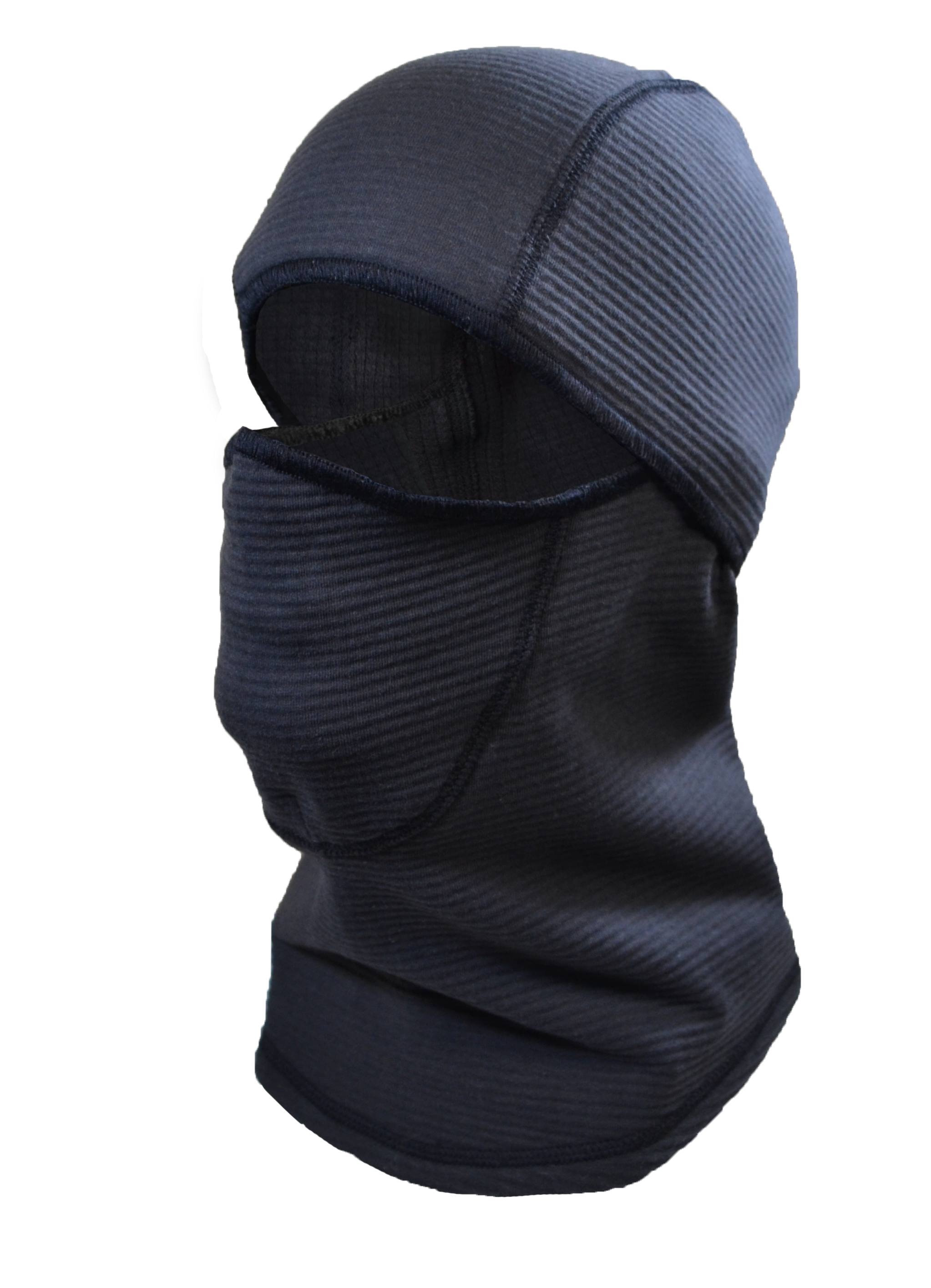 WAFFLE FLEECE KNIT HINGED BALACLAVA