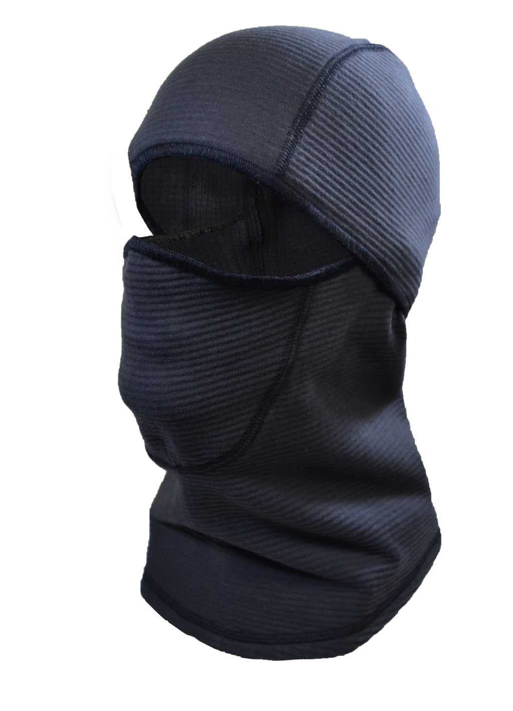 WAFFLE FLEECE KNIT HINGED BALACLAVA