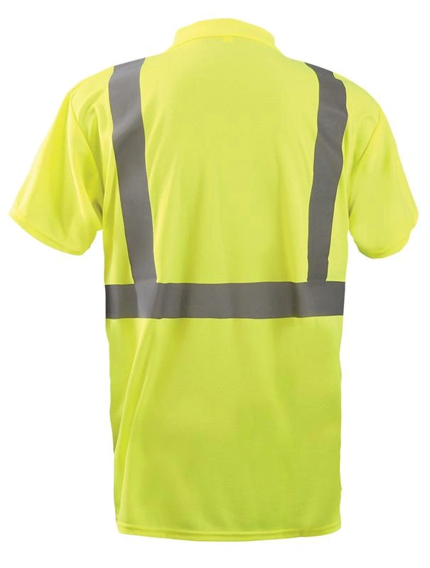 Short Sleeve Wicking Birdseye Polo Shirt W/Pocket