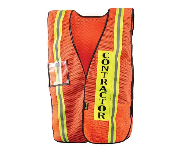 Mesh Two-Tone Contractor Vest