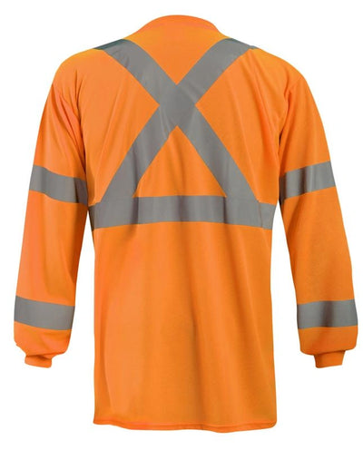 Long Sleeve Wicking Birdseye X-Back T-Shirt - Image 3