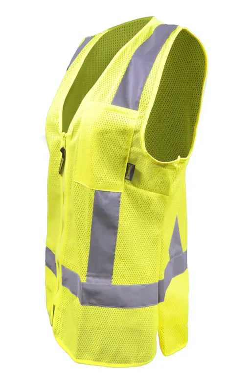 Sustainable Women's Mesh Vest w/ Zipper