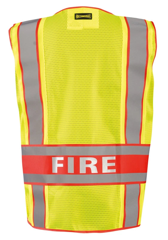 Deluxe Solid/Mesh Breakaway Public Safety Vest W/Dor, Fire