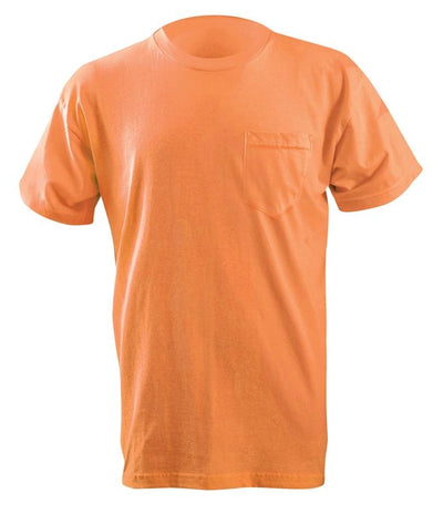 Non-Ansi Pre-Shrunk Cotton Short Sleeve T-Shirt W/Pocket - Image 3