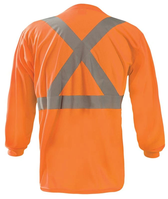 Long Sleeve Wicking Birdseye X-Back T-Shirt