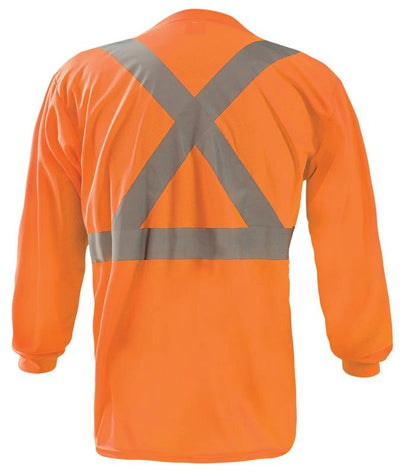 Long Sleeve Wicking Birdseye X-Back T-Shirt - Image 3