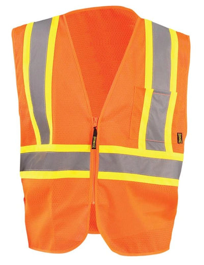 Mesh Two-Tone Vest W/Zipper - Image 3