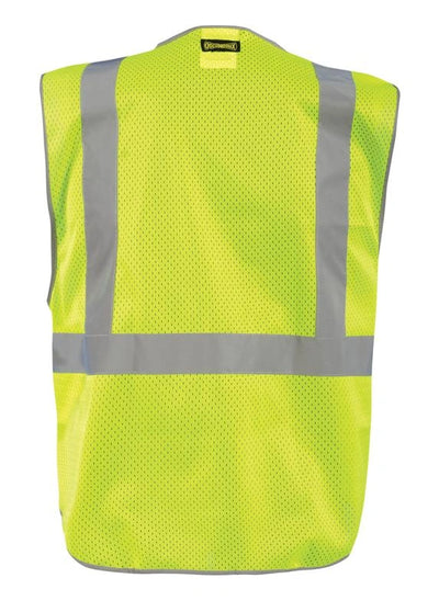 Mesh/Solid Black Bottom 5-Pt. Breakaway Vest w/Quick Release Zipper - Image 2