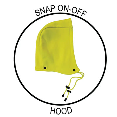 Sustainable X-Back Snap Hood Sweatshirt - Image 5