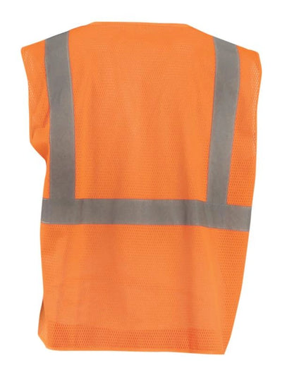 Mesh Self-Extinguishing Vest W/Quick Release Zipper - Image 4