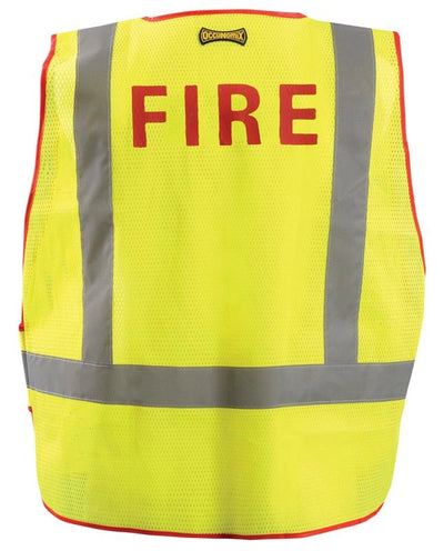 Mesh Public Safety Breakaway Vest W/Dor, Fire - Image 2