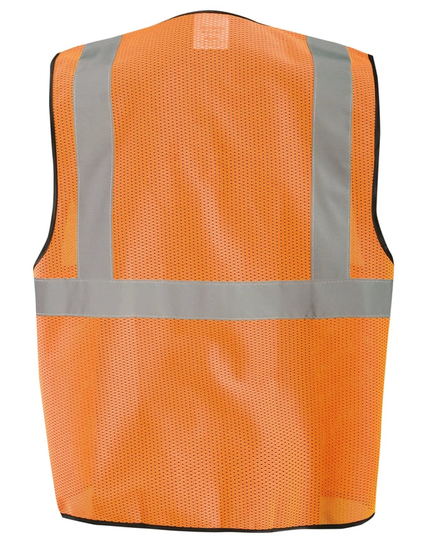 Mesh Standard Vest W/Zipper