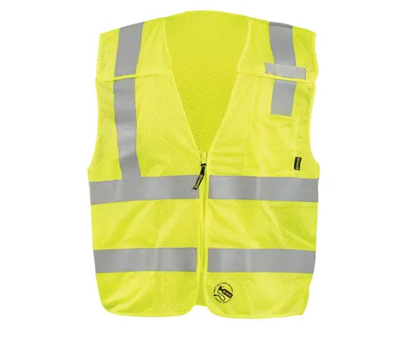 Mesh Self-Extinguishing Breakaway Vest W/Quick Release Zipper
