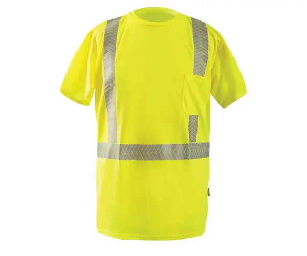 Short Sleeve Ocx™ Patented Segmented Tape T-Shirt W/Pocket