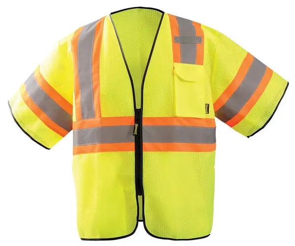 Mesh Two-Tone Vest W/Zipper