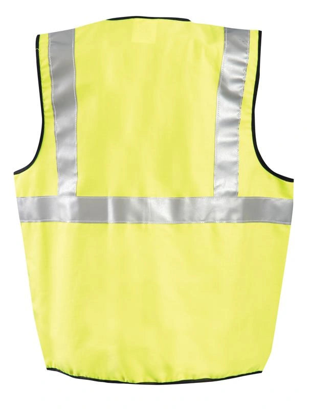 Flame Resistant Dual Certified Single Stripe Solid Vest