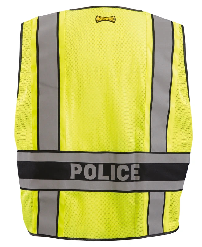 Deluxe Solid/Mesh Breakaway Public Safety Vest W/Dor, Police