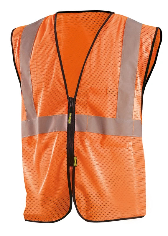 OccuNomix | Engineered Tough Safety Gear - Mesh Standard Vest W/Zipper OccuNomix | Engineered Tough Safety Gear - Mesh Standard Vest W/Zipper