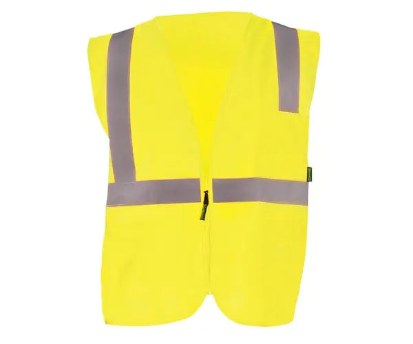 Solid Standard Vest W/Zipper