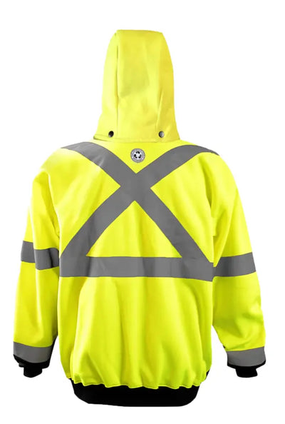 Sustainable X-Back Snap Hood Sweatshirt - Image 2