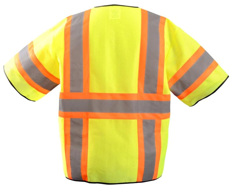 Mesh Two-Tone Vest W/Zipper