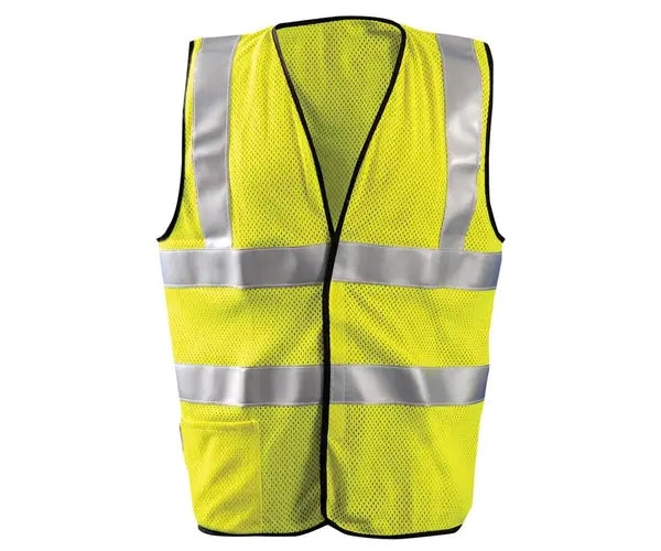 Premium Flame Resistant Dual Stripe Mesh Vest
