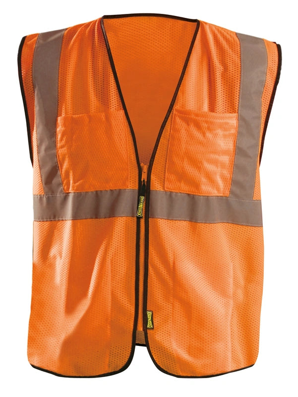 Mesh Surveyor Vest W/Zipper